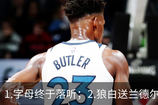 1.字母终于落听；2.狼白送兰德尔；3.杨这么贵？